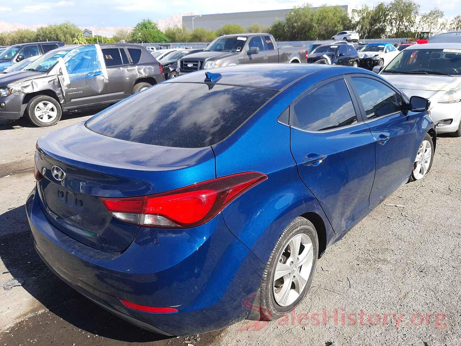 KMHDH4AE9GU567009 2016 HYUNDAI ELANTRA