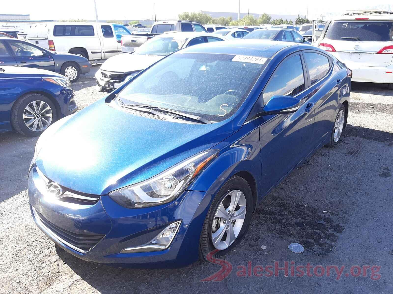 KMHDH4AE9GU567009 2016 HYUNDAI ELANTRA