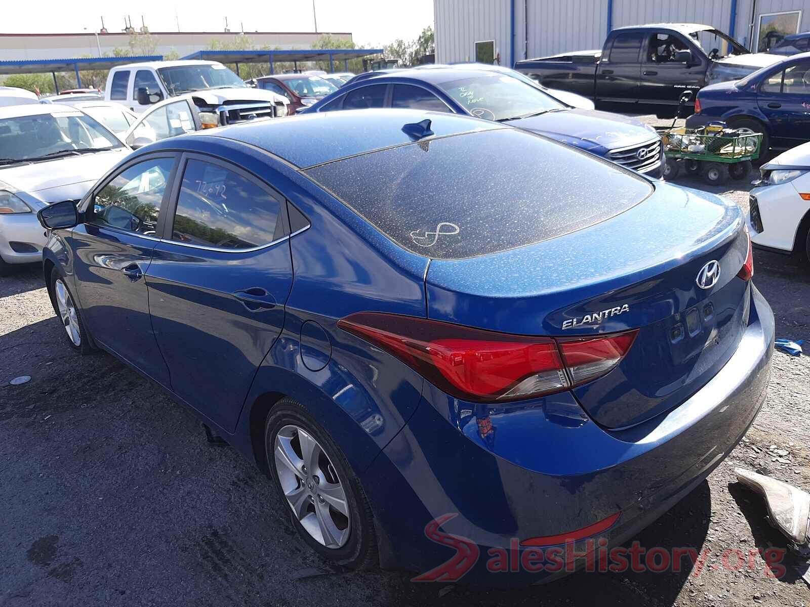 KMHDH4AE9GU567009 2016 HYUNDAI ELANTRA