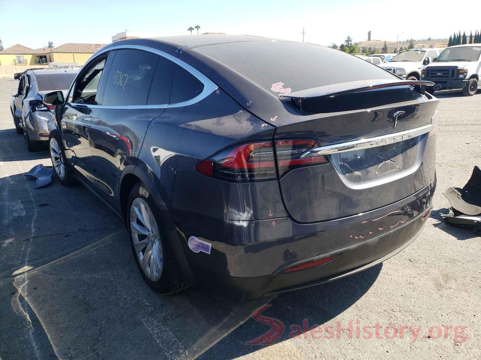 5YJXCBE20KF184596 2019 TESLA MODEL X