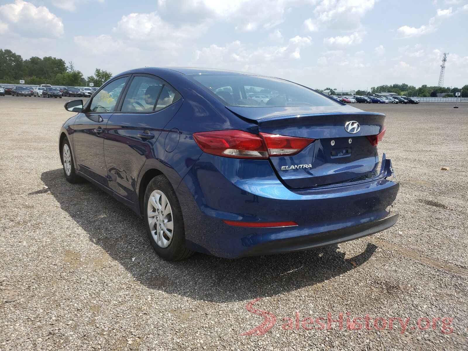 5NPD74LF6HH158359 2017 HYUNDAI ELANTRA