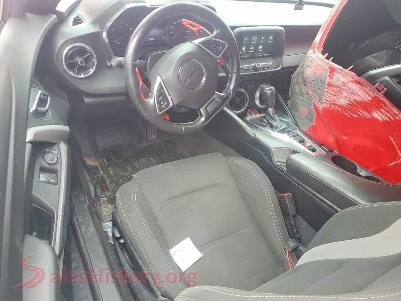 2019 CHEVROLET CAMARO VIN 1G1FB1RX8K0129139, interior dashboard