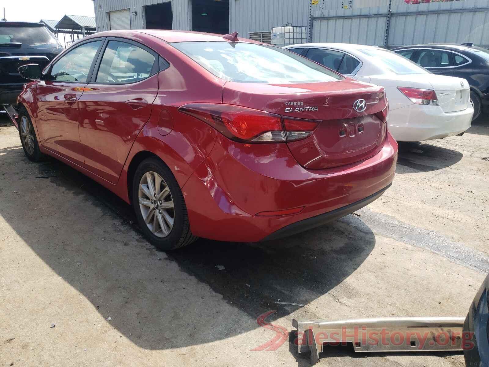 KMHDH4AE9GU520367 2016 HYUNDAI ELANTRA