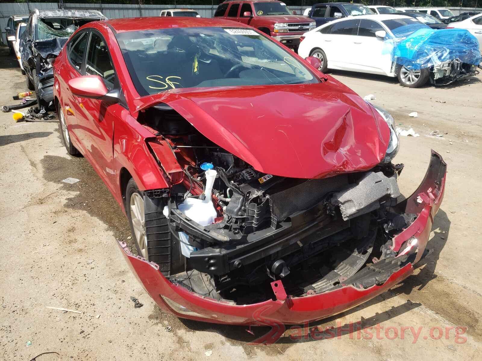 KMHDH4AE9GU520367 2016 HYUNDAI ELANTRA