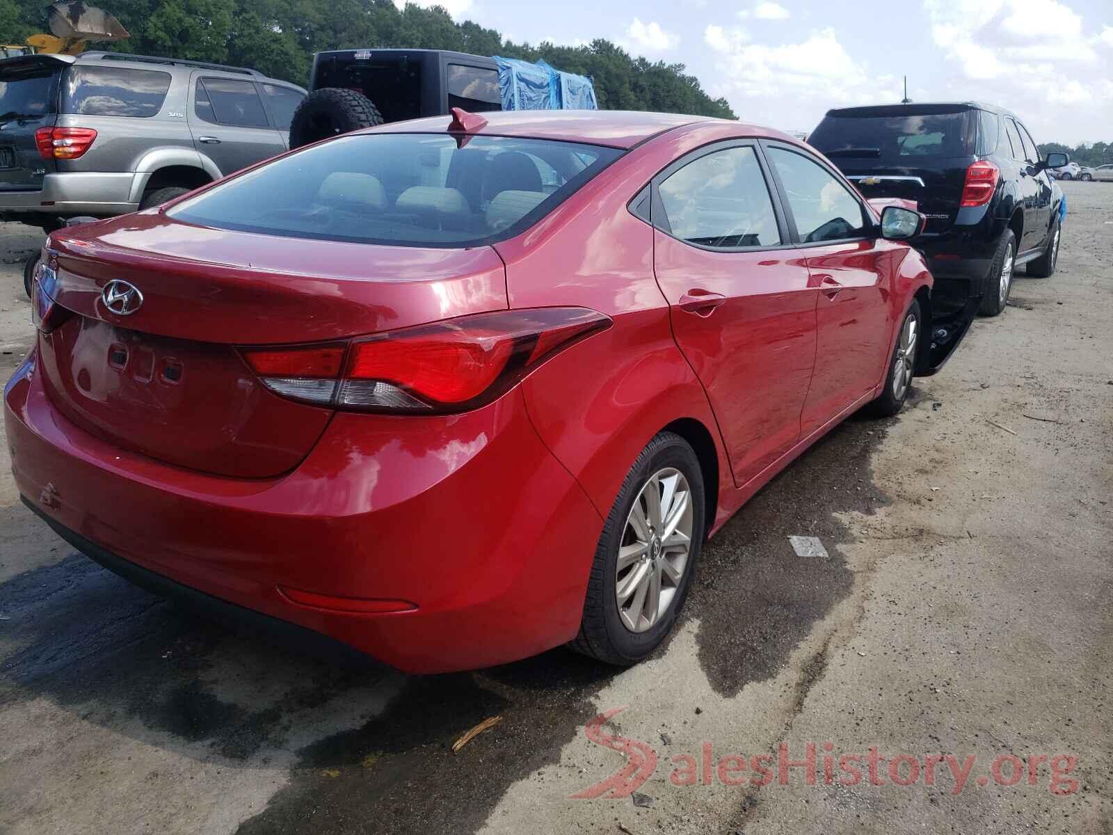 KMHDH4AE9GU520367 2016 HYUNDAI ELANTRA