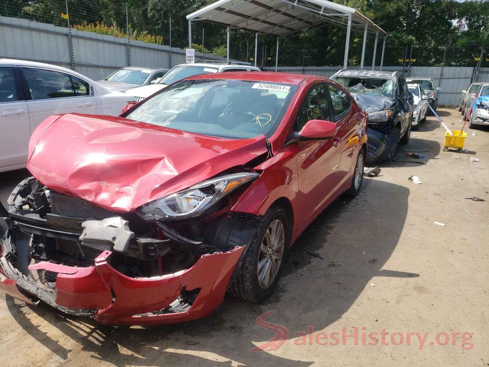 KMHDH4AE9GU520367 2016 HYUNDAI ELANTRA