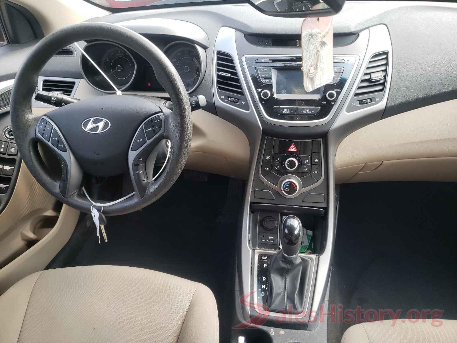 KMHDH4AE9GU520367 2016 HYUNDAI ELANTRA