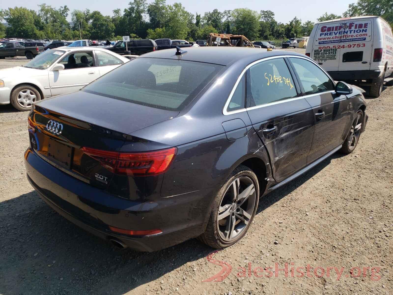 WAUENAF4XHN041156 2017 AUDI A4