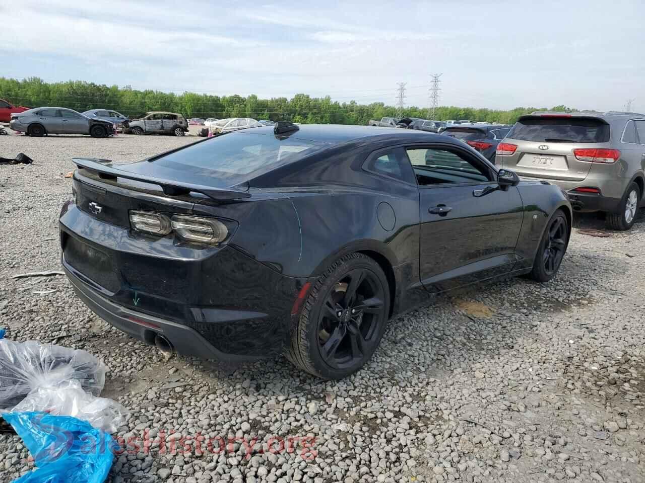 2020 CHEVROLET CAMARO VIN 1G1FH1R74L0110846, right side view