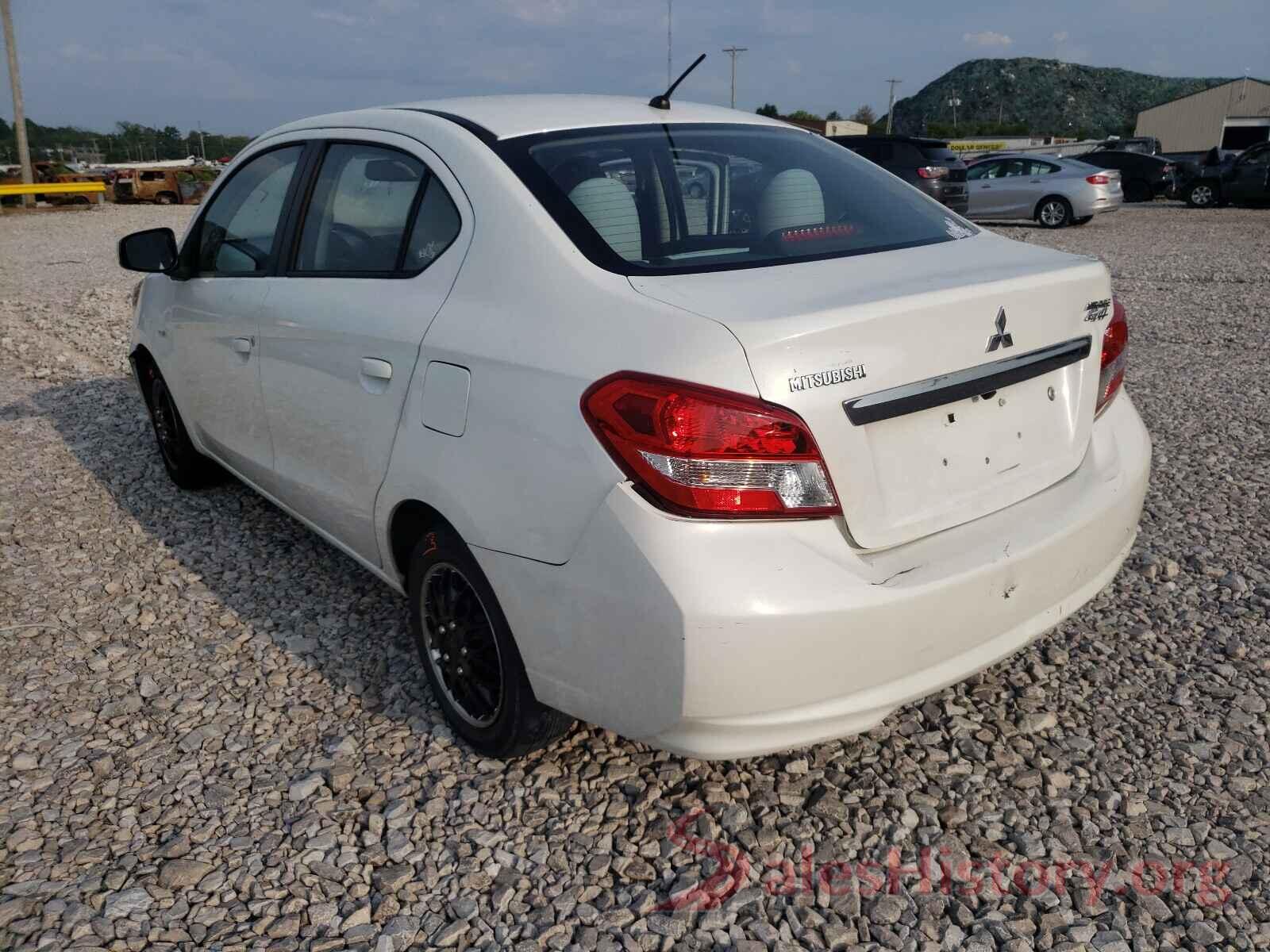 ML32F3FJ8HHF07000 2017 MITSUBISHI MIRAGE