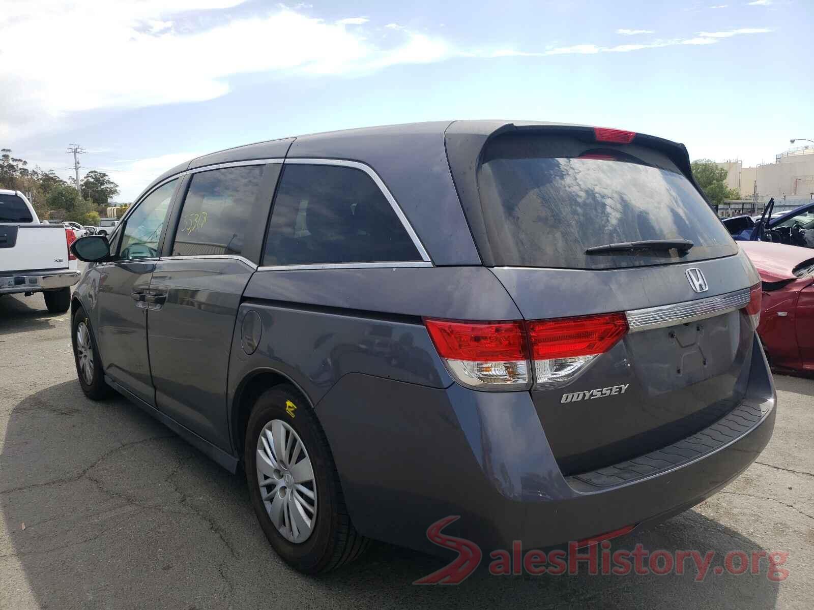 5FNRL5H22GB065123 2016 HONDA ODYSSEY