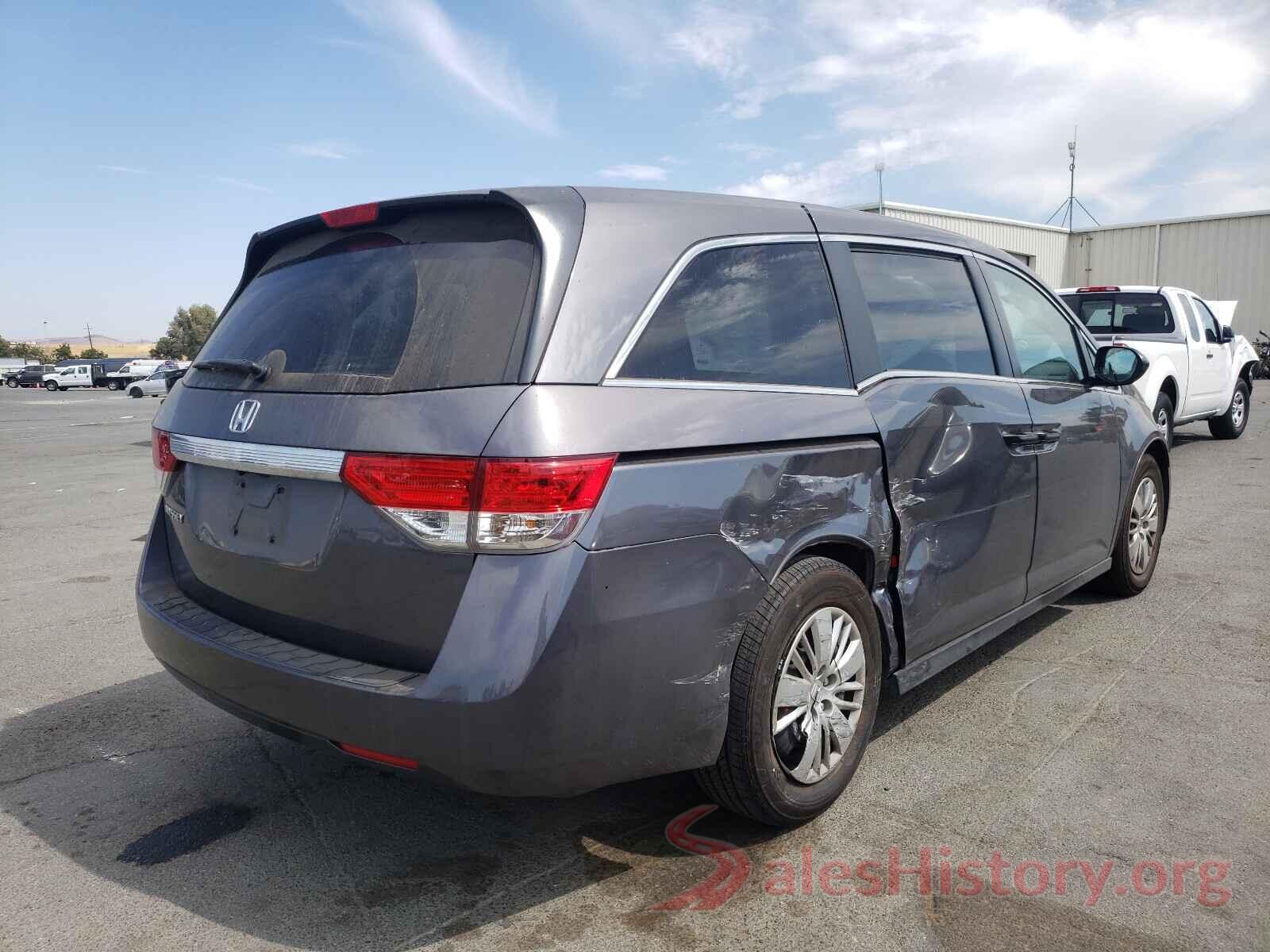 5FNRL5H22GB065123 2016 HONDA ODYSSEY