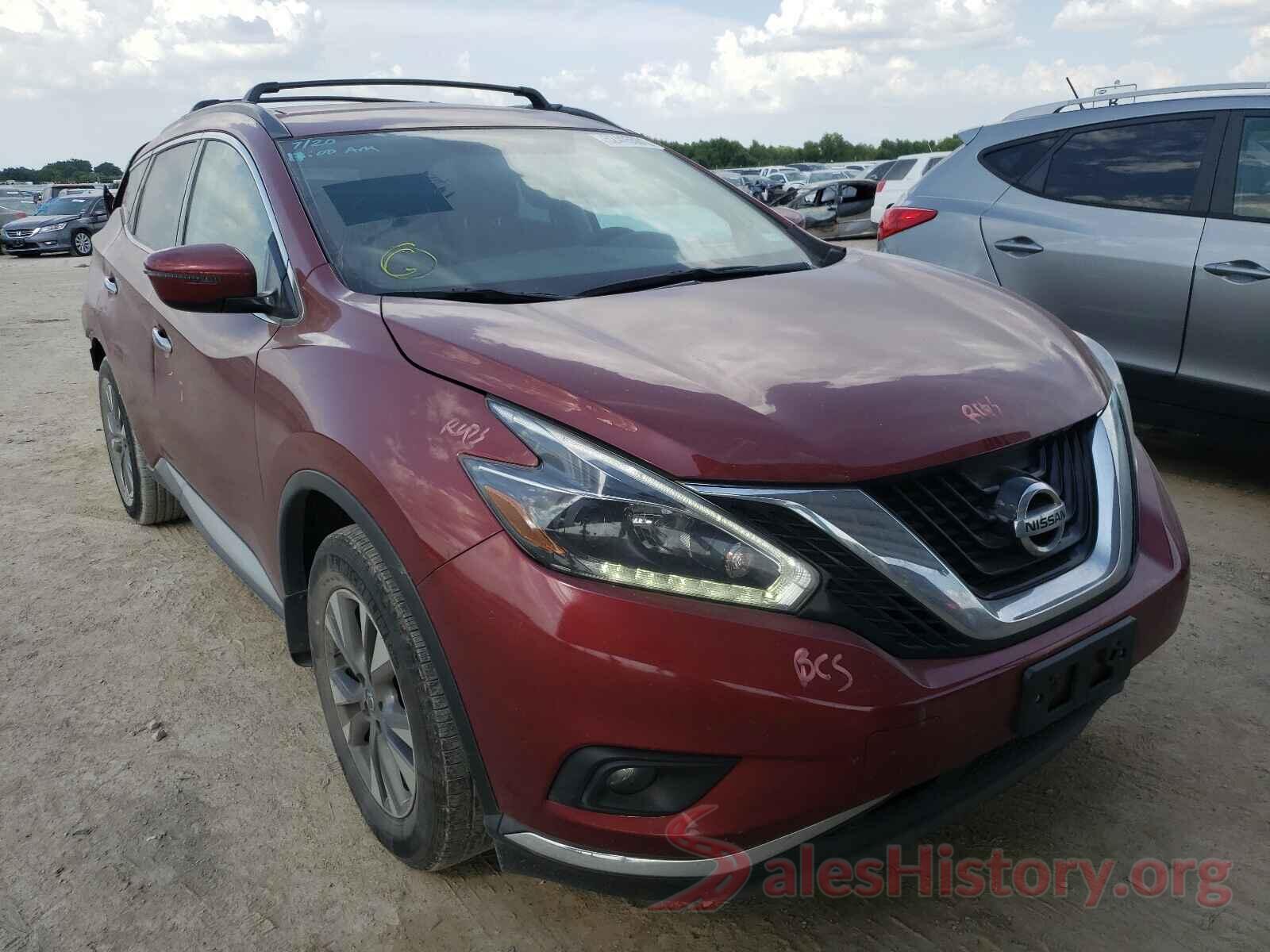 5N1AZ2MG5JN187202 2018 NISSAN MURANO