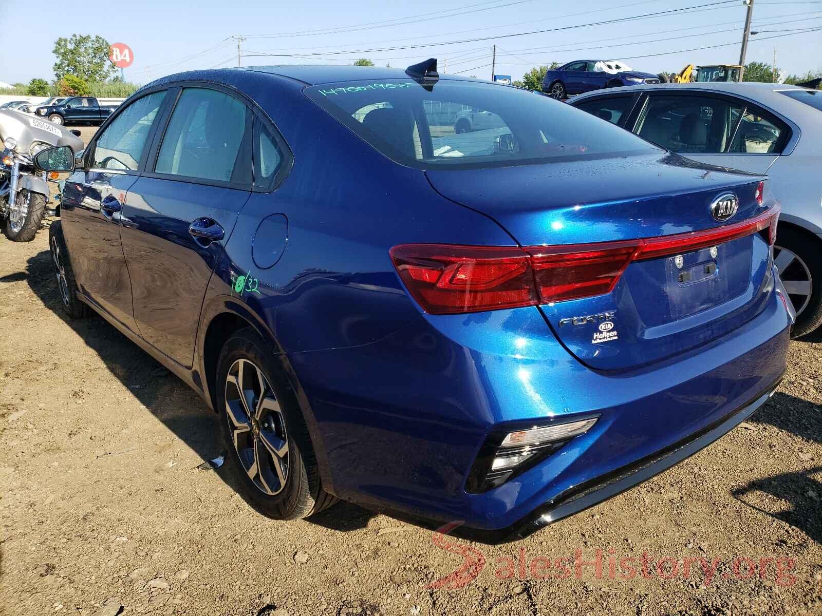 3KPF24AD0LE247513 2020 KIA FORTE