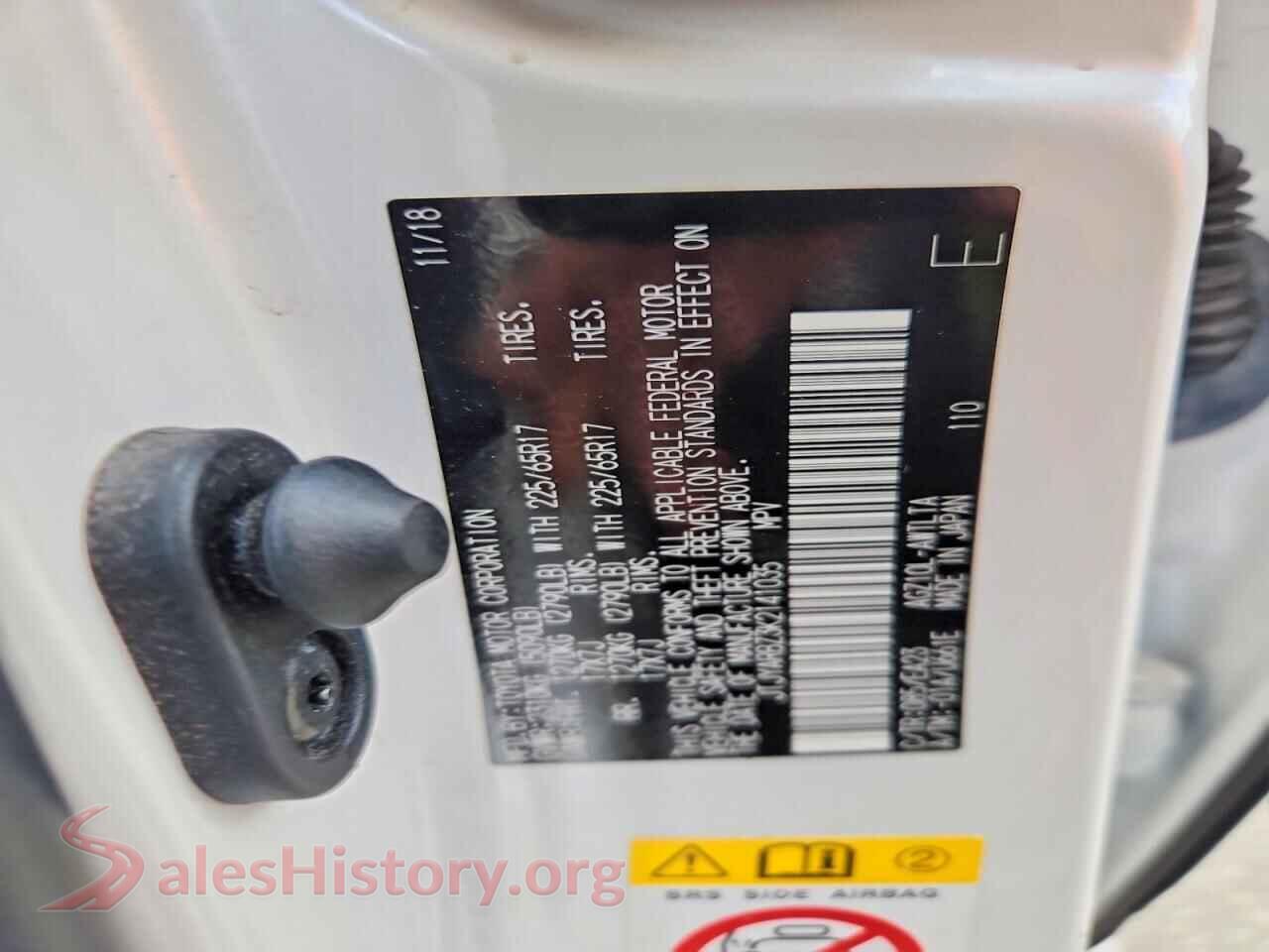 2019 LEXUS NX VIN JTJYARBZ3K2141035, wheel and tire