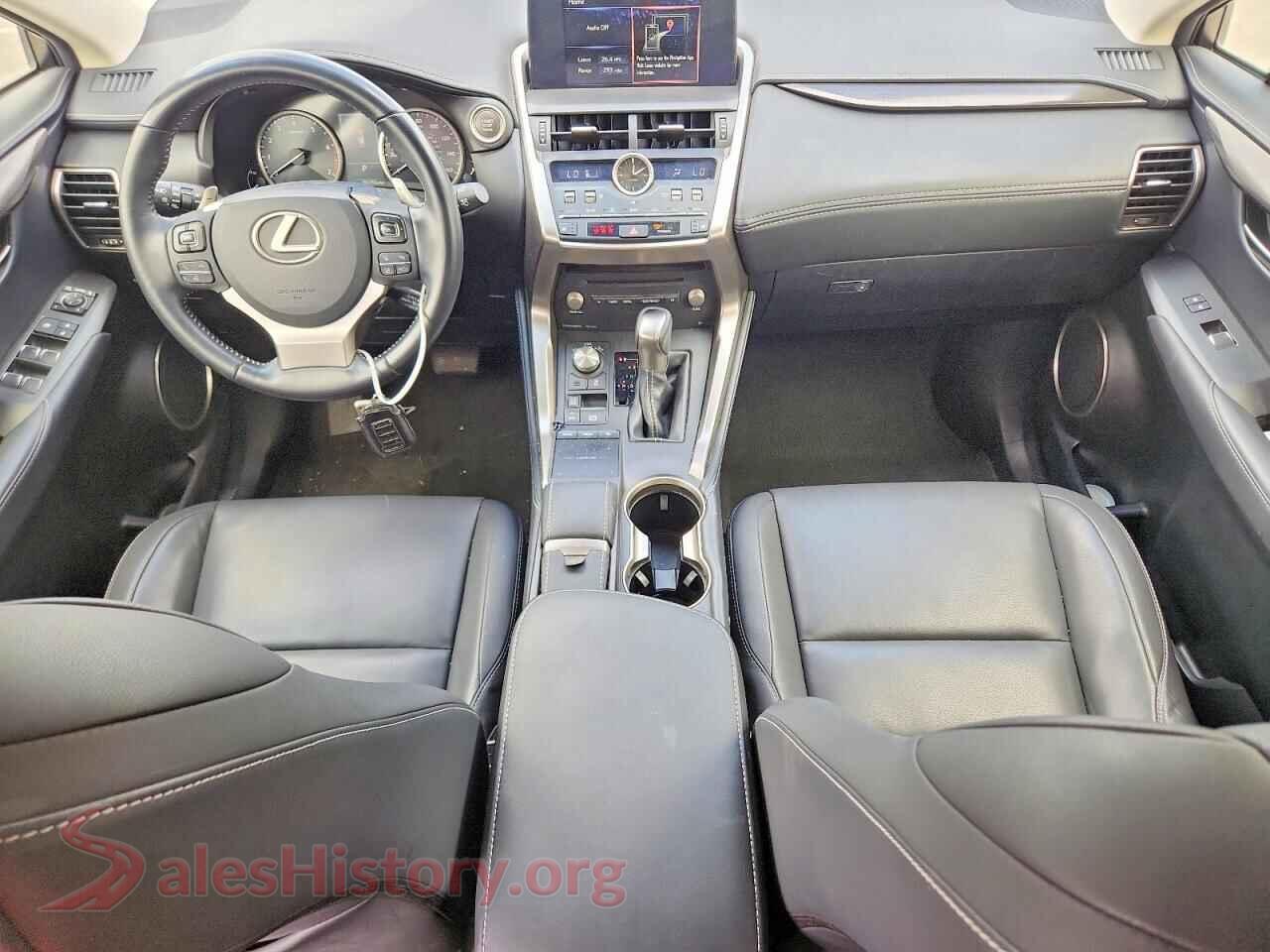 2019 LEXUS NX VIN JTJYARBZ3K2141035, interior dashboard