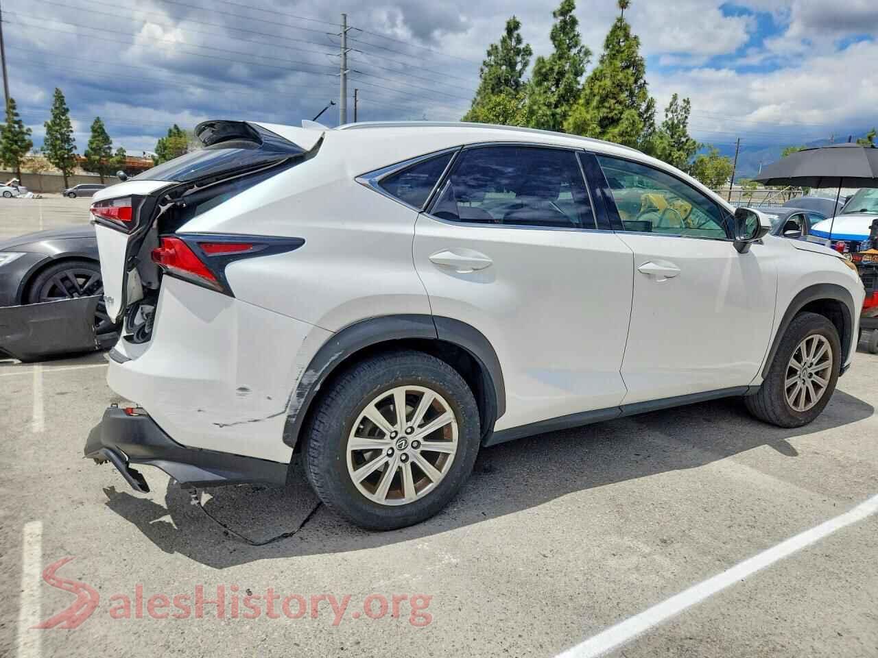 2019 LEXUS NX VIN JTJYARBZ3K2141035, right side view