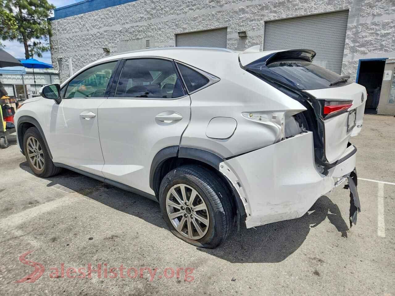2019 LEXUS NX VIN JTJYARBZ3K2141035, front view