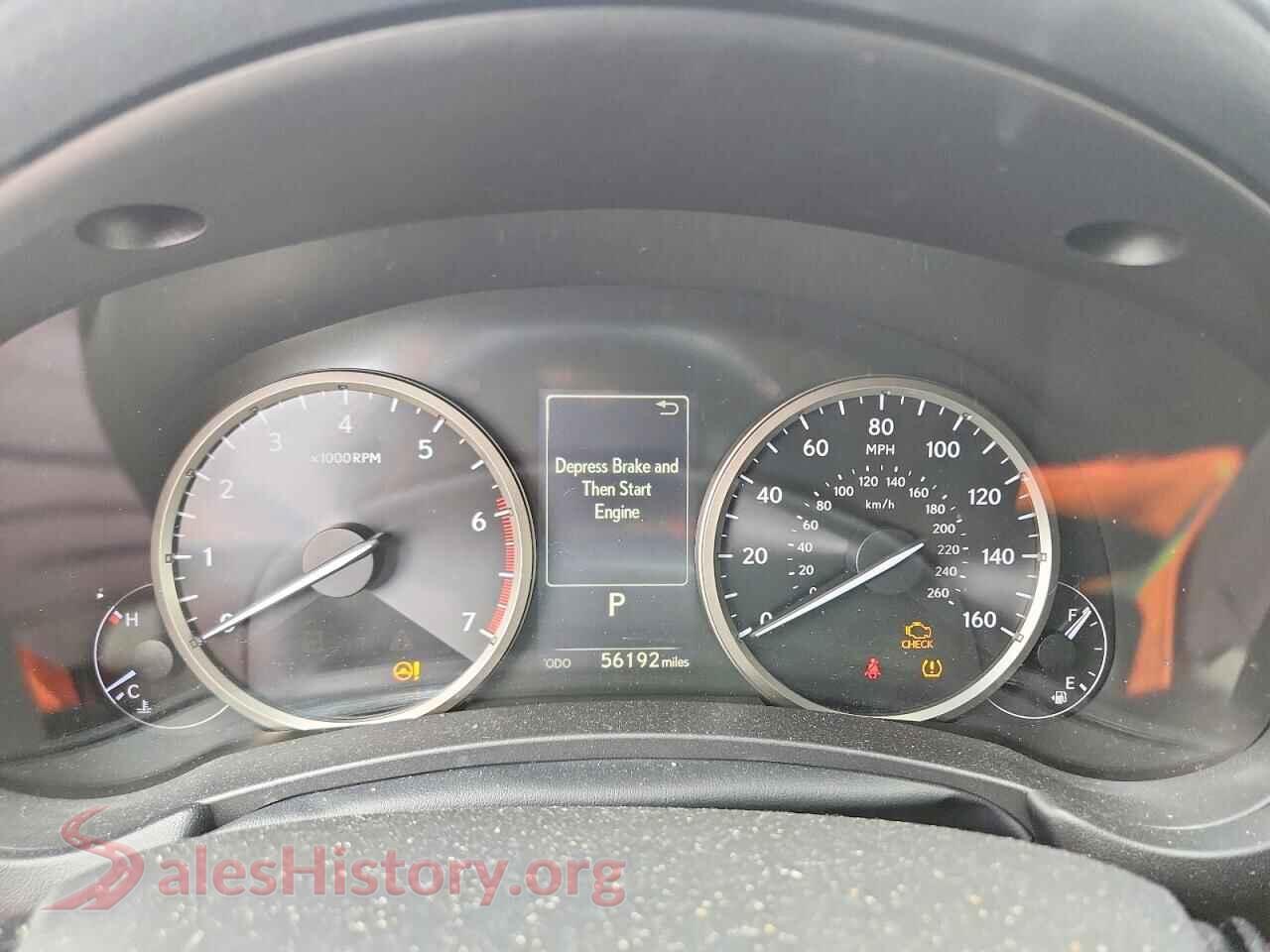 2019 LEXUS NX VIN JTJYARBZ3K2141035, interior center console