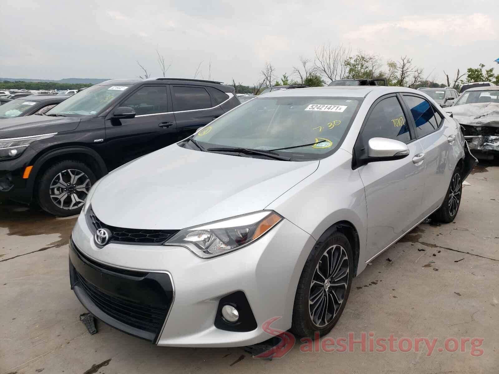 2T1BURHE1GC585656 2016 TOYOTA COROLLA