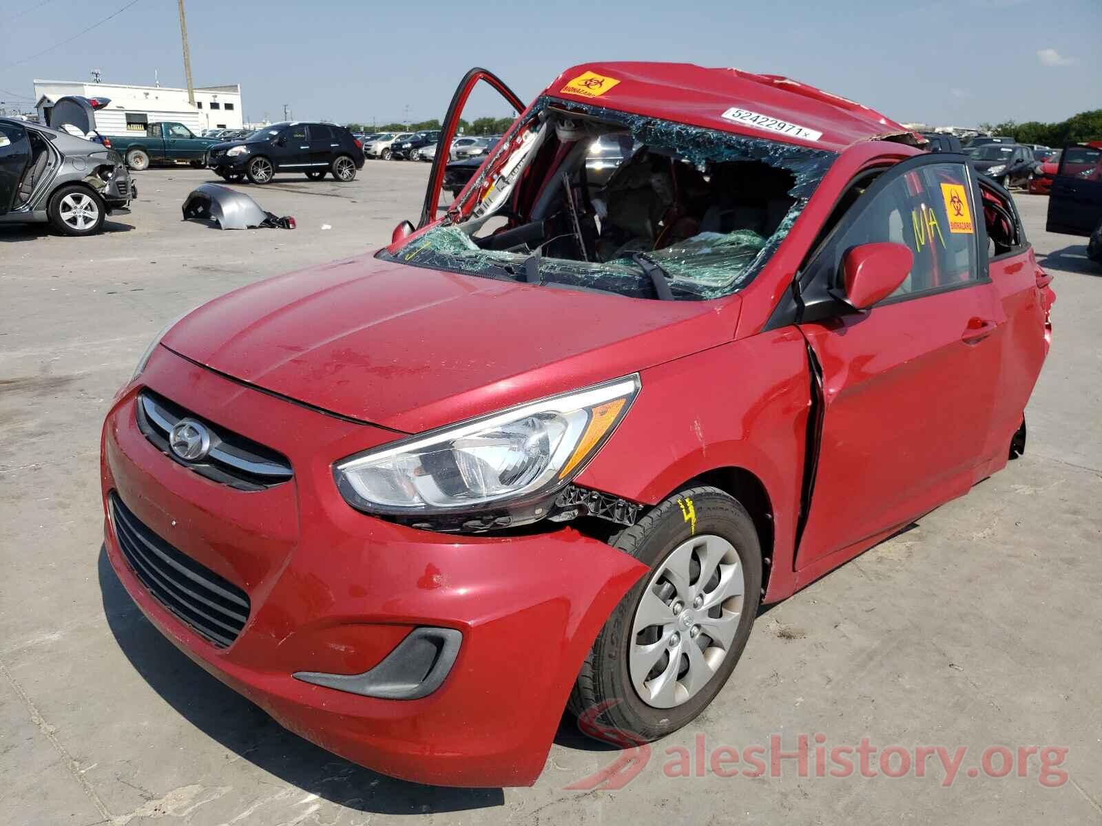 KMHCT4AE4GU002676 2016 HYUNDAI ACCENT