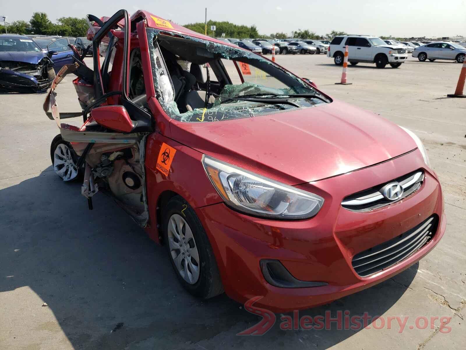 KMHCT4AE4GU002676 2016 HYUNDAI ACCENT