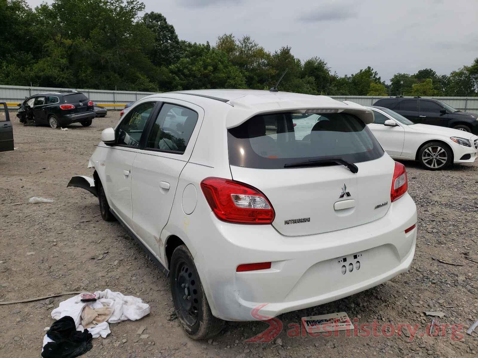 ML32A3HJ2HH010128 2017 MITSUBISHI MIRAGE