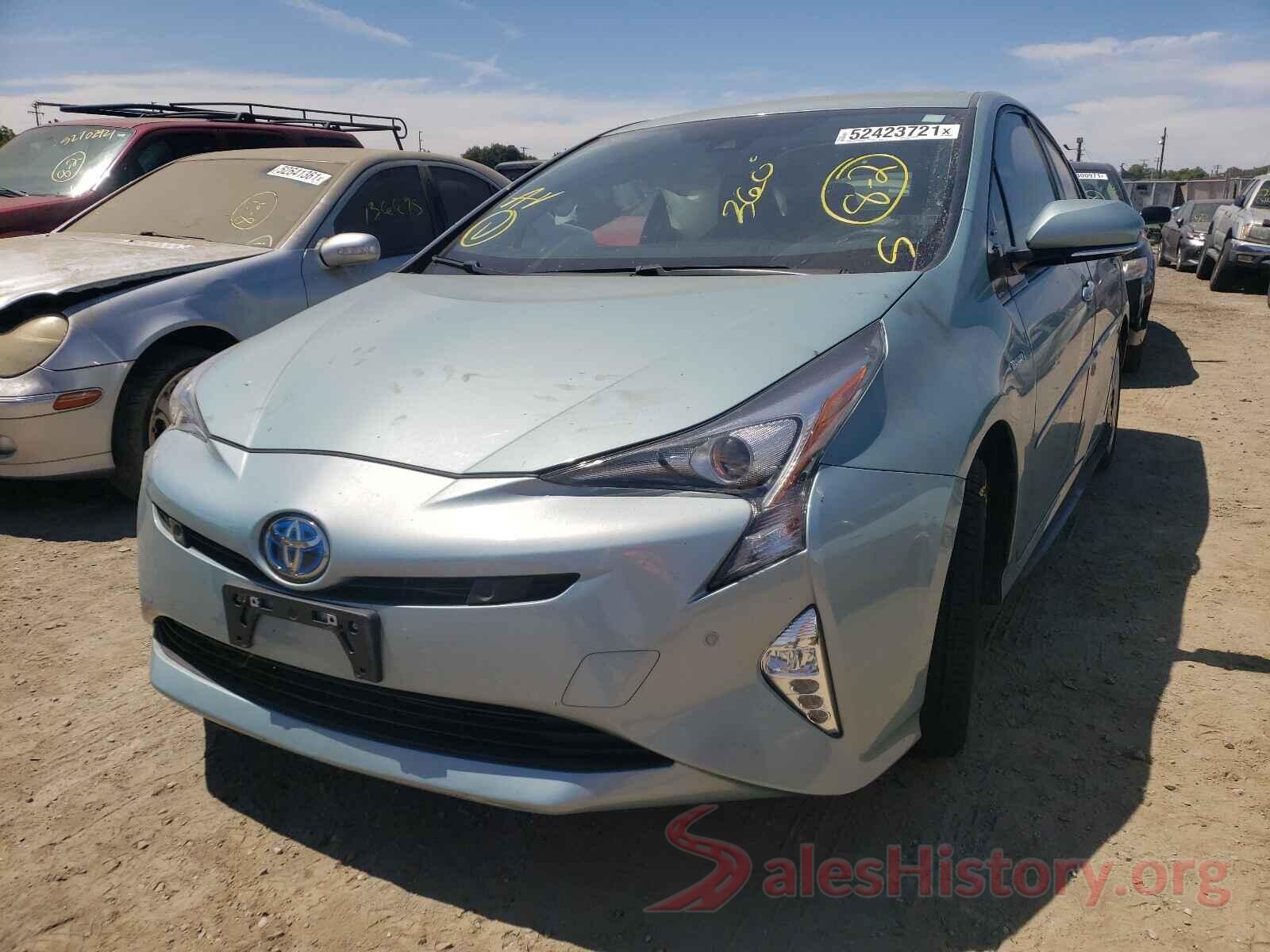 JTDKARFUXG3022164 2016 TOYOTA PRIUS