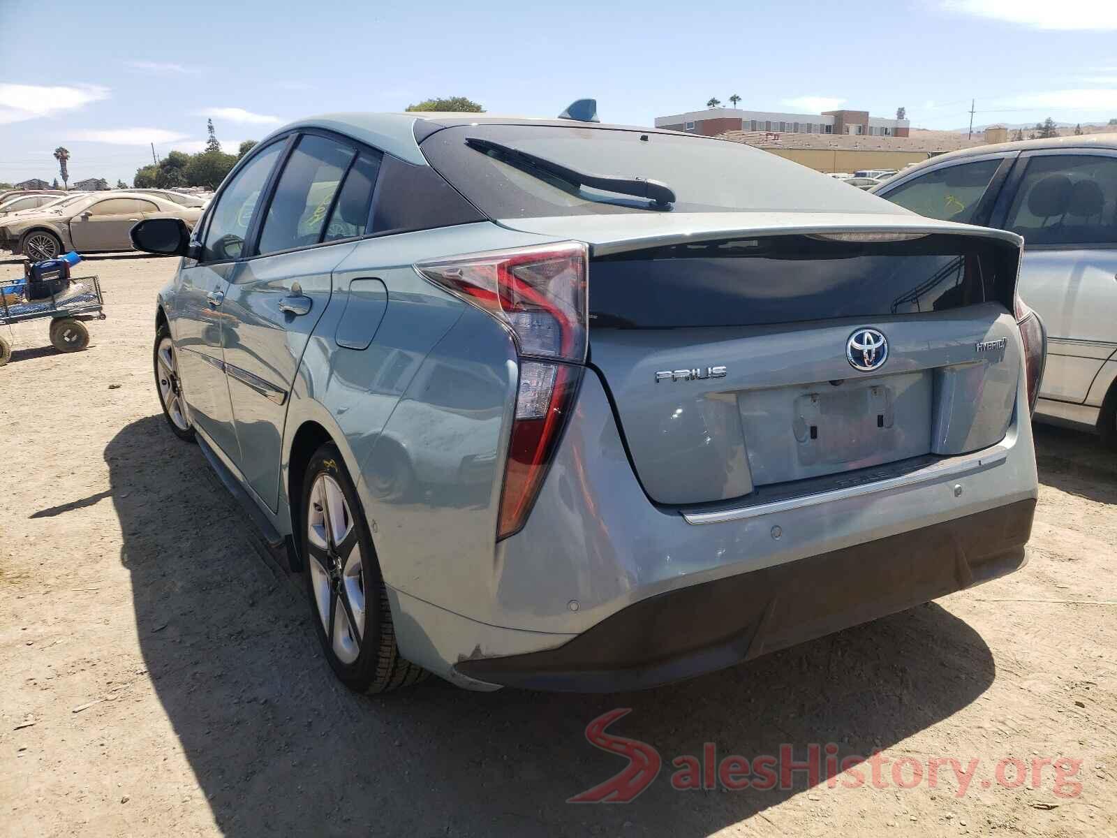 JTDKARFUXG3022164 2016 TOYOTA PRIUS