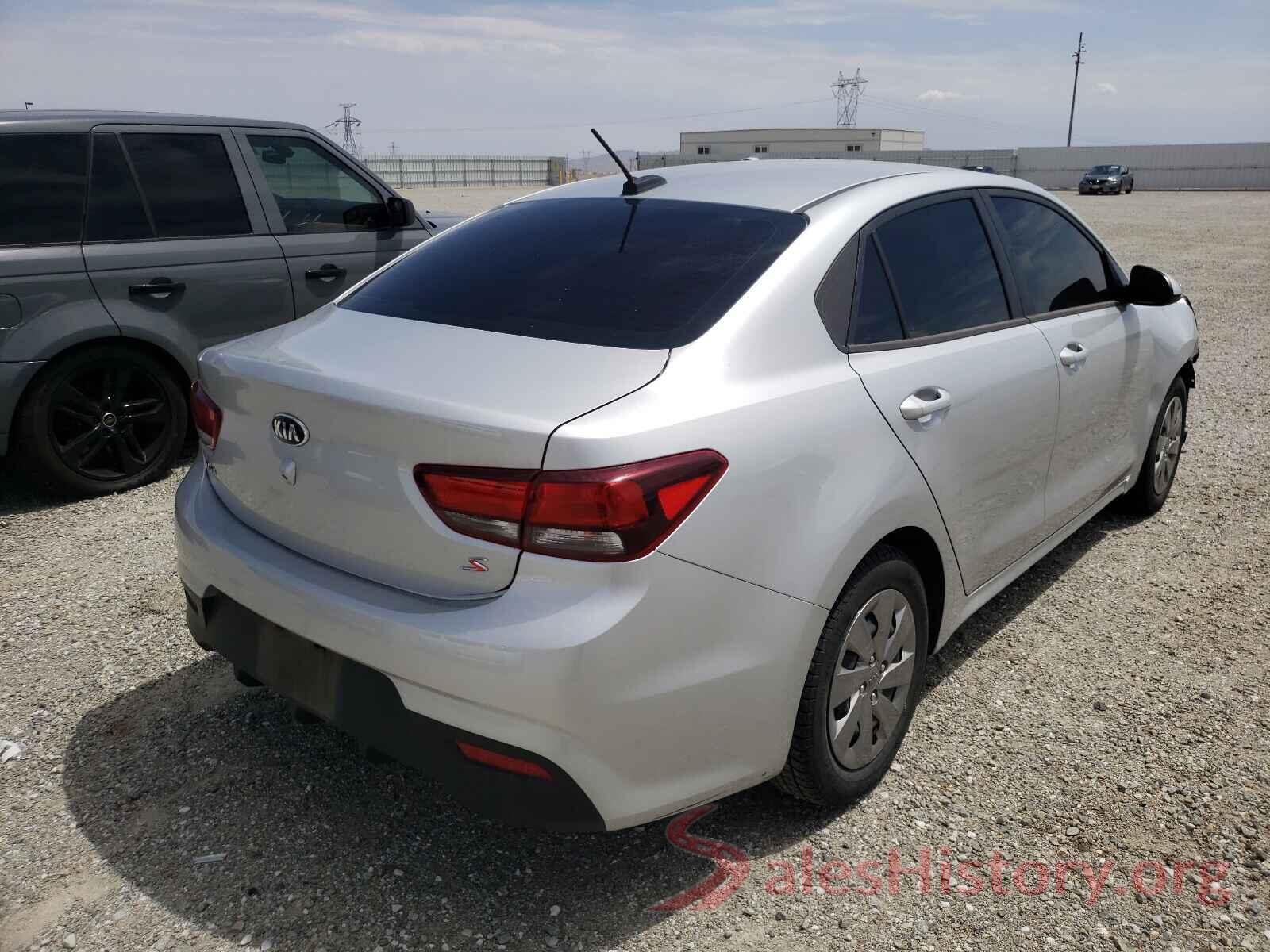 3KPA24ABXKE160547 2019 KIA RIO