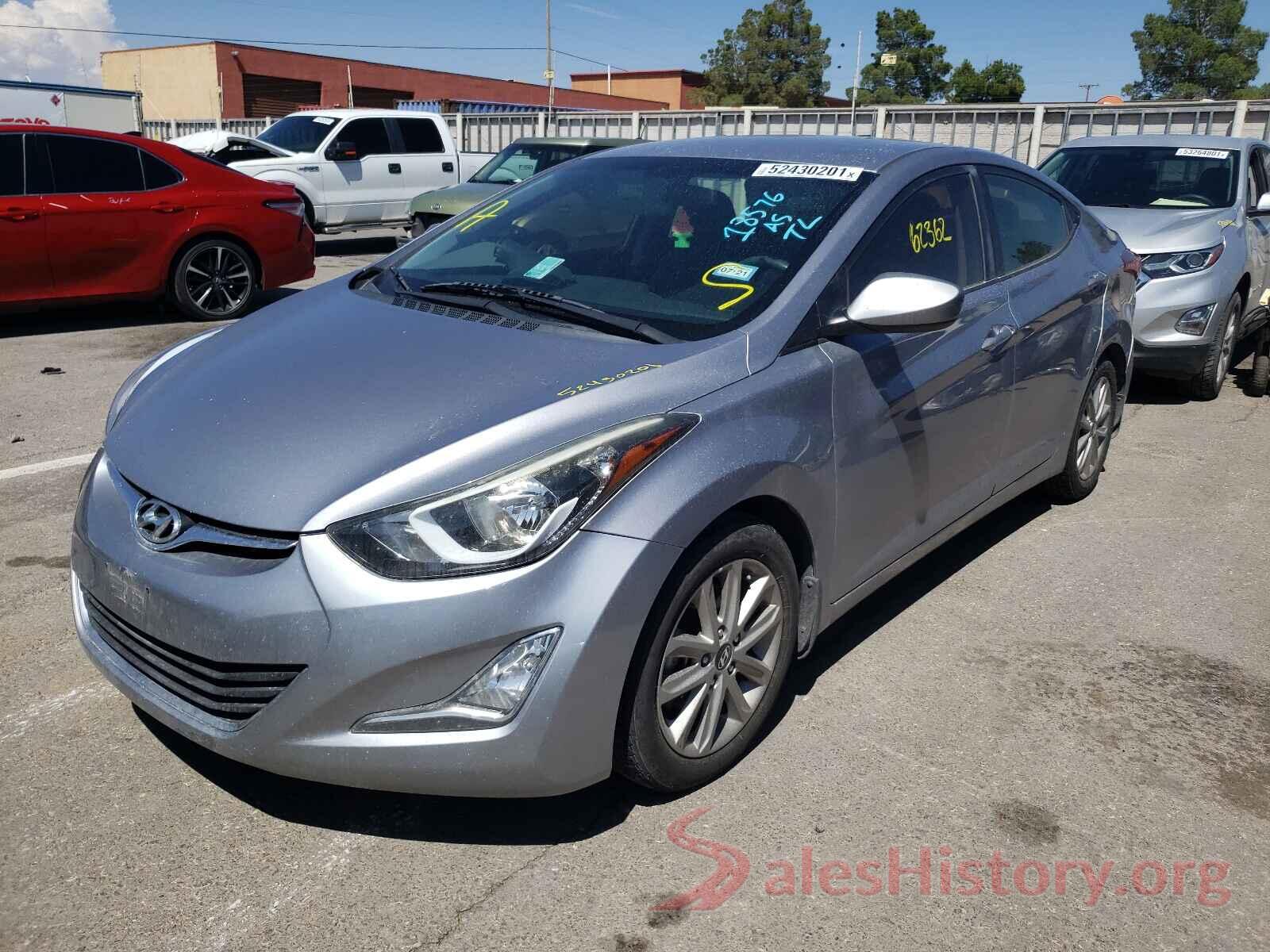 5NPDH4AE1GH721016 2016 HYUNDAI ELANTRA