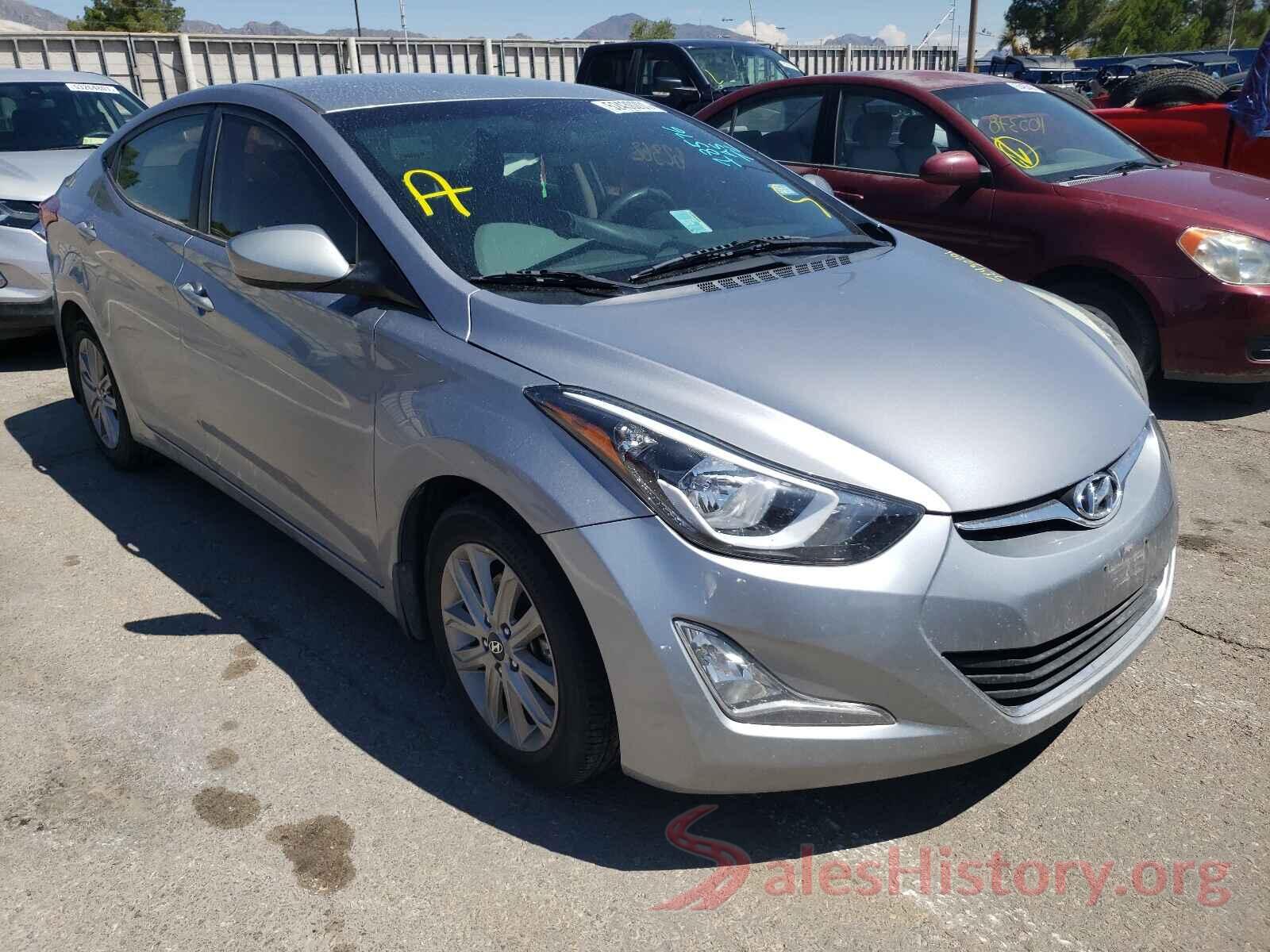 5NPDH4AE1GH721016 2016 HYUNDAI ELANTRA