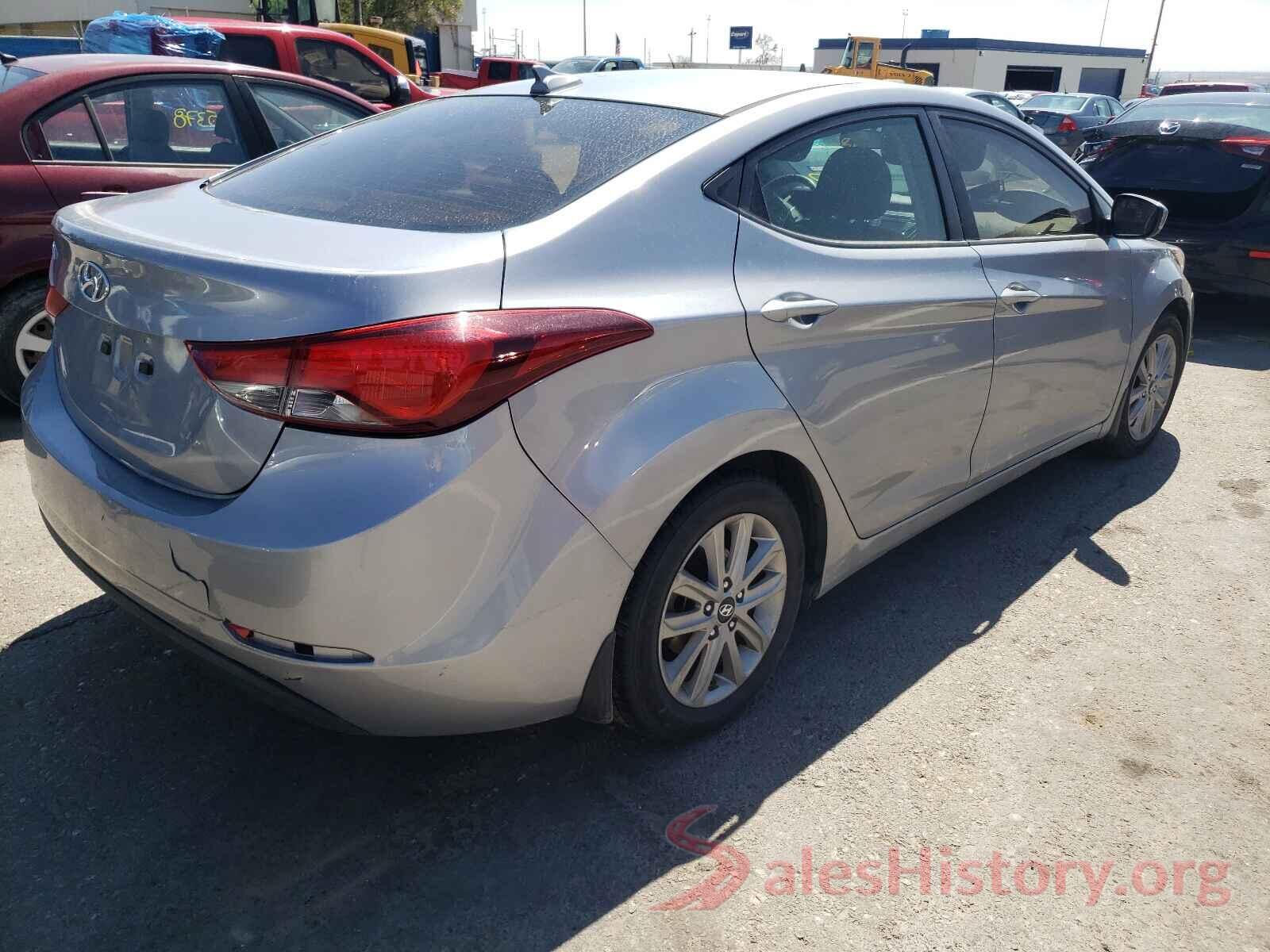 5NPDH4AE1GH721016 2016 HYUNDAI ELANTRA