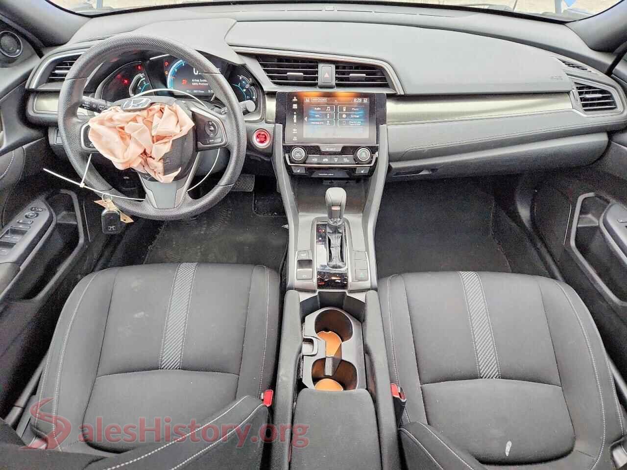 2018 HONDA CIVIC VIN SHHFK7H5XJU424929, interior dashboard