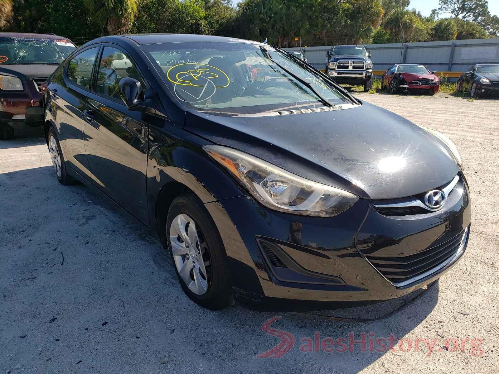 5NPDH4AE8GH770777 2016 HYUNDAI ELANTRA