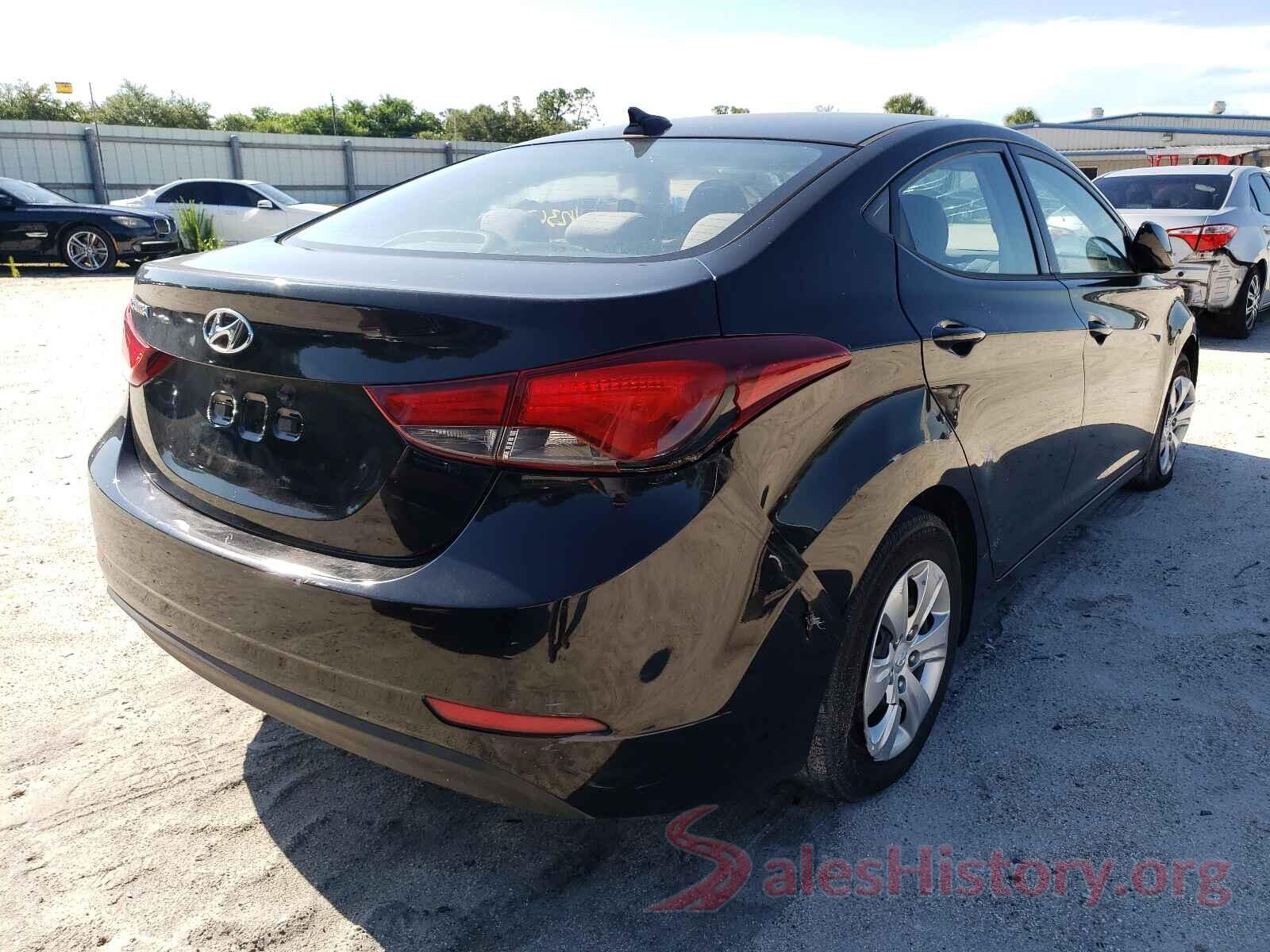 5NPDH4AE8GH770777 2016 HYUNDAI ELANTRA