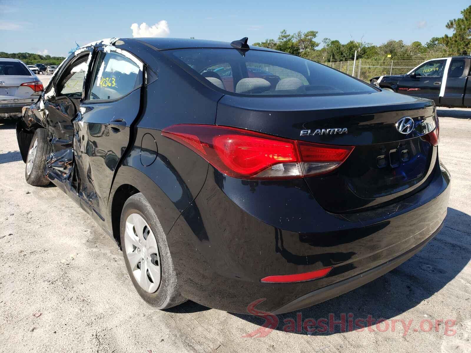 5NPDH4AE8GH770777 2016 HYUNDAI ELANTRA