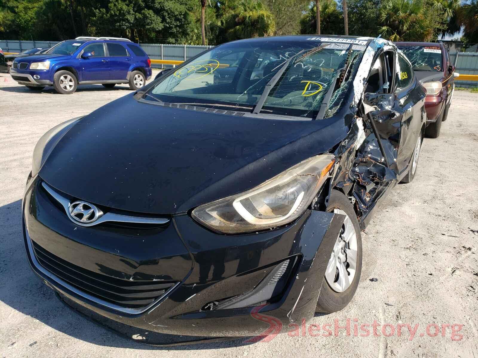 5NPDH4AE8GH770777 2016 HYUNDAI ELANTRA