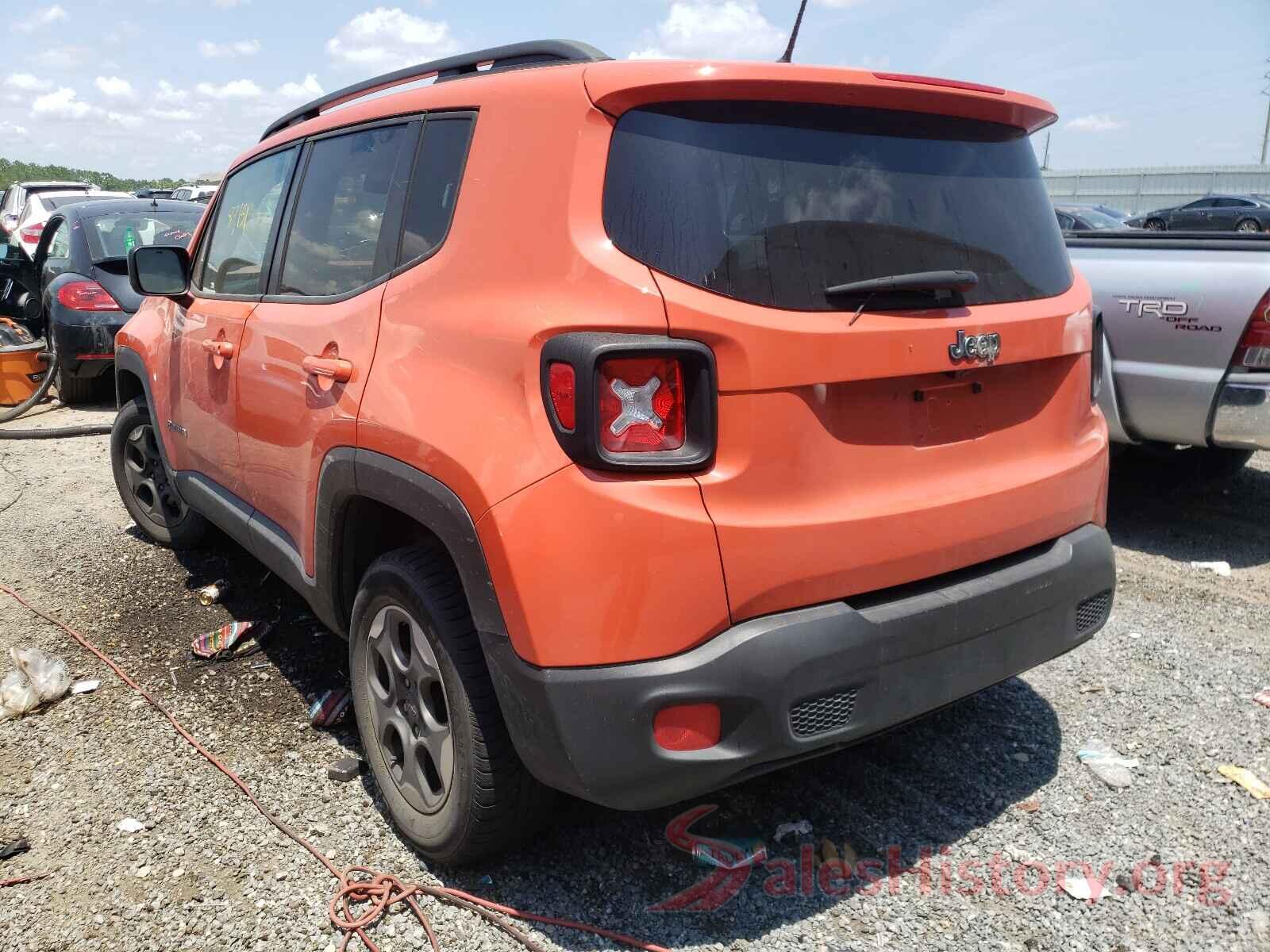 ZACCJBAB3HPE43688 2017 JEEP RENEGADE