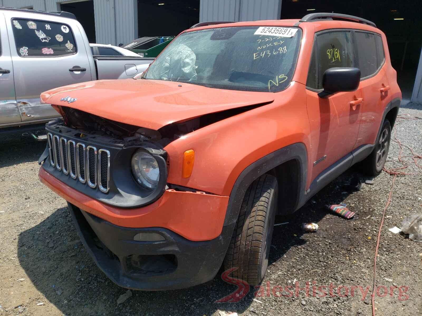 ZACCJBAB3HPE43688 2017 JEEP RENEGADE