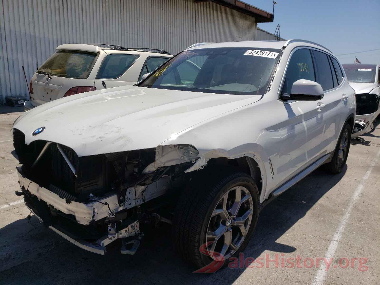 5UXTY3C09M9D81966 2021 BMW X3