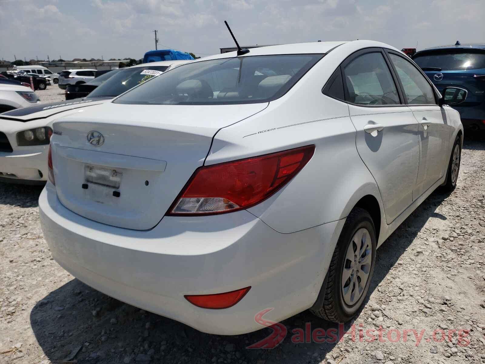 KMHCT4AE0GU157807 2016 HYUNDAI ACCENT