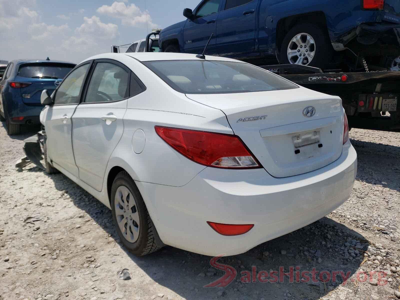 KMHCT4AE0GU157807 2016 HYUNDAI ACCENT