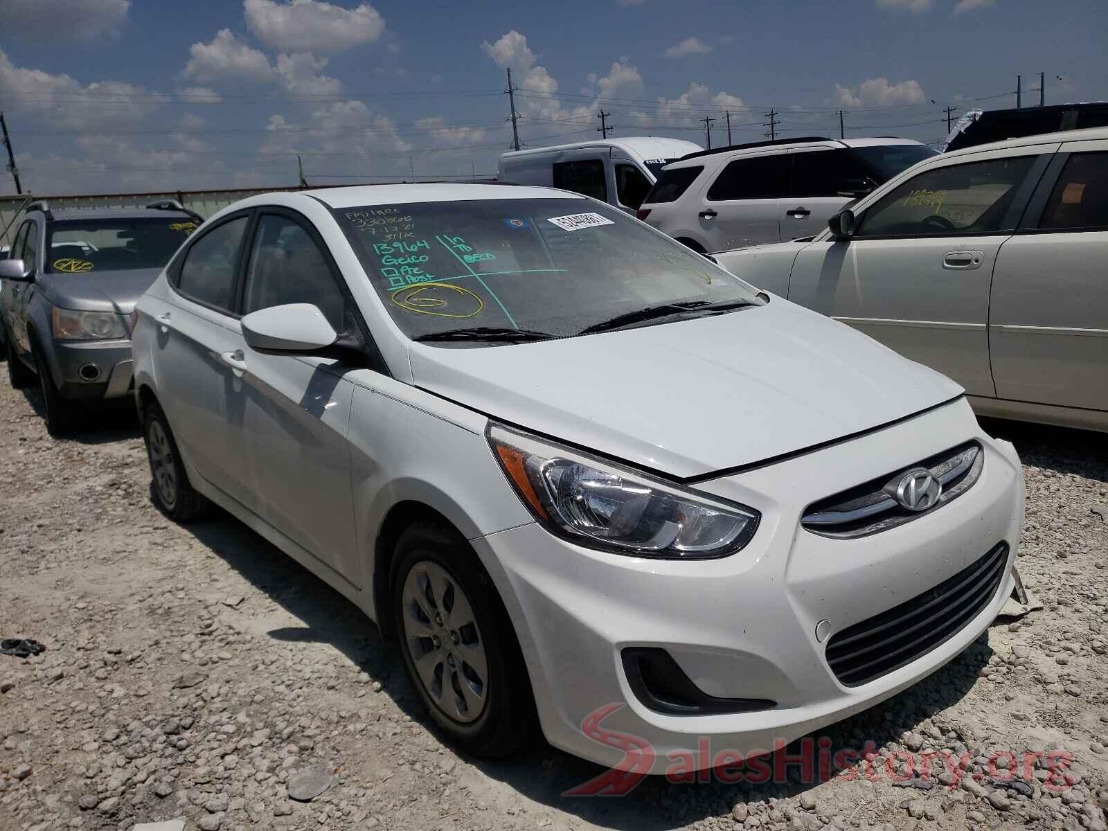 KMHCT4AE0GU157807 2016 HYUNDAI ACCENT