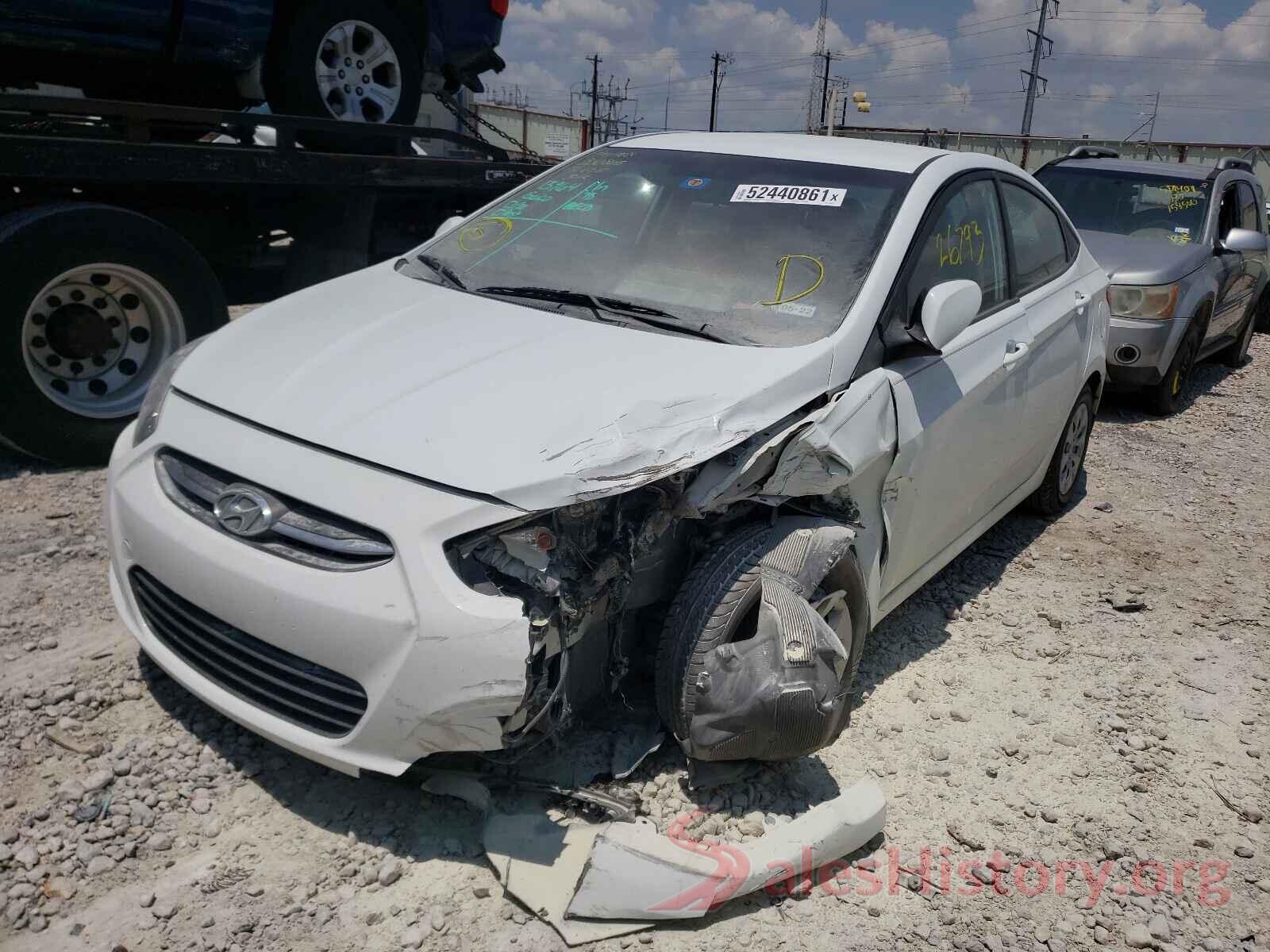 KMHCT4AE0GU157807 2016 HYUNDAI ACCENT