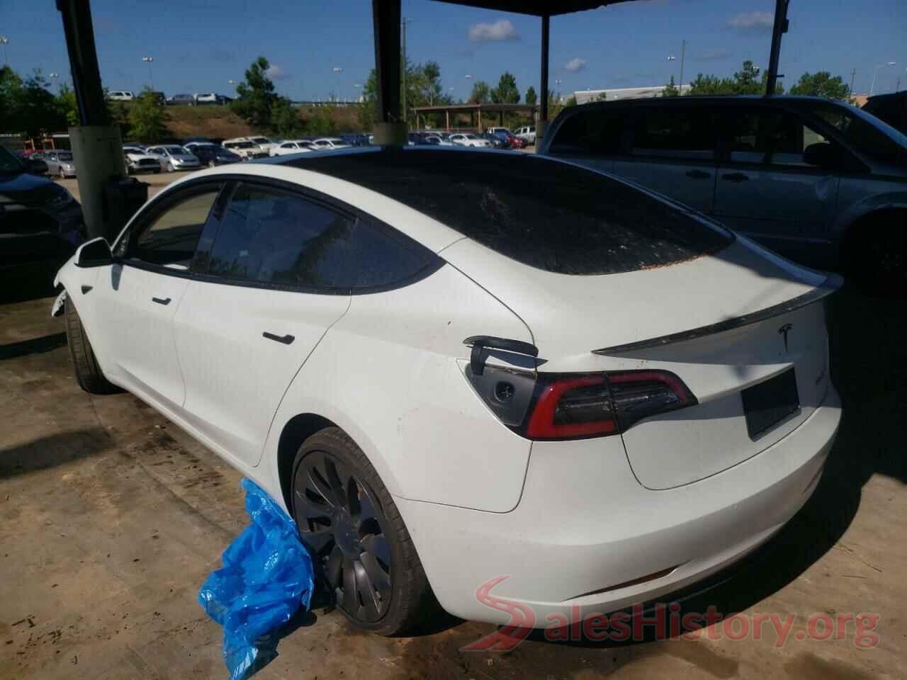 5YJ3E1EC8NF105420 2022 TESLA MODEL 3