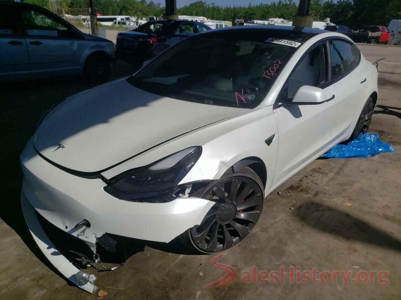 5YJ3E1EC8NF105420 2022 TESLA MODEL 3