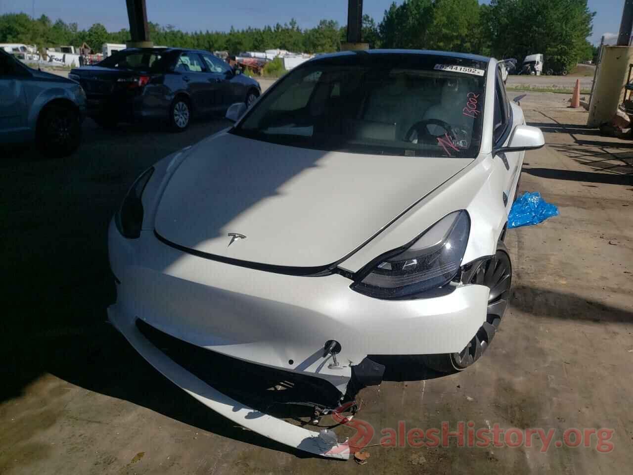 5YJ3E1EC8NF105420 2022 TESLA MODEL 3