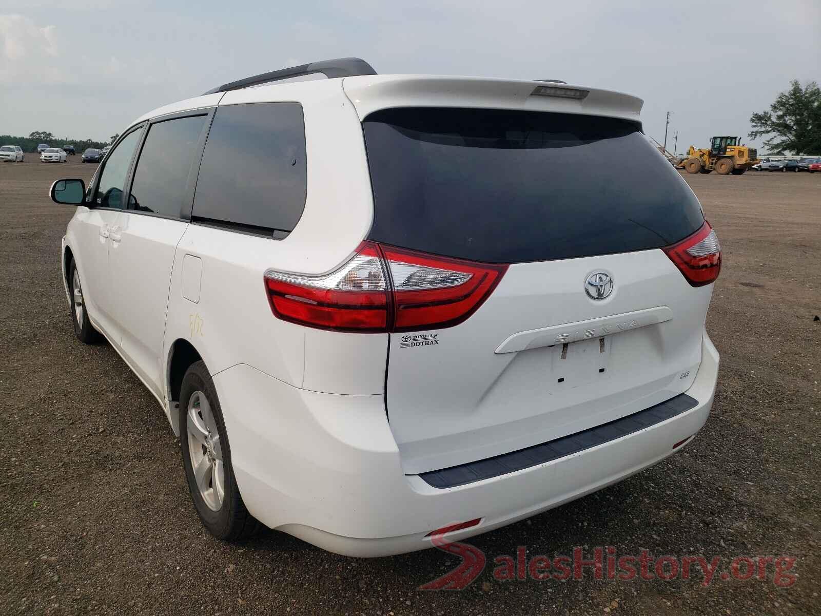 5TDKZ3DC7HS843528 2017 TOYOTA SIENNA