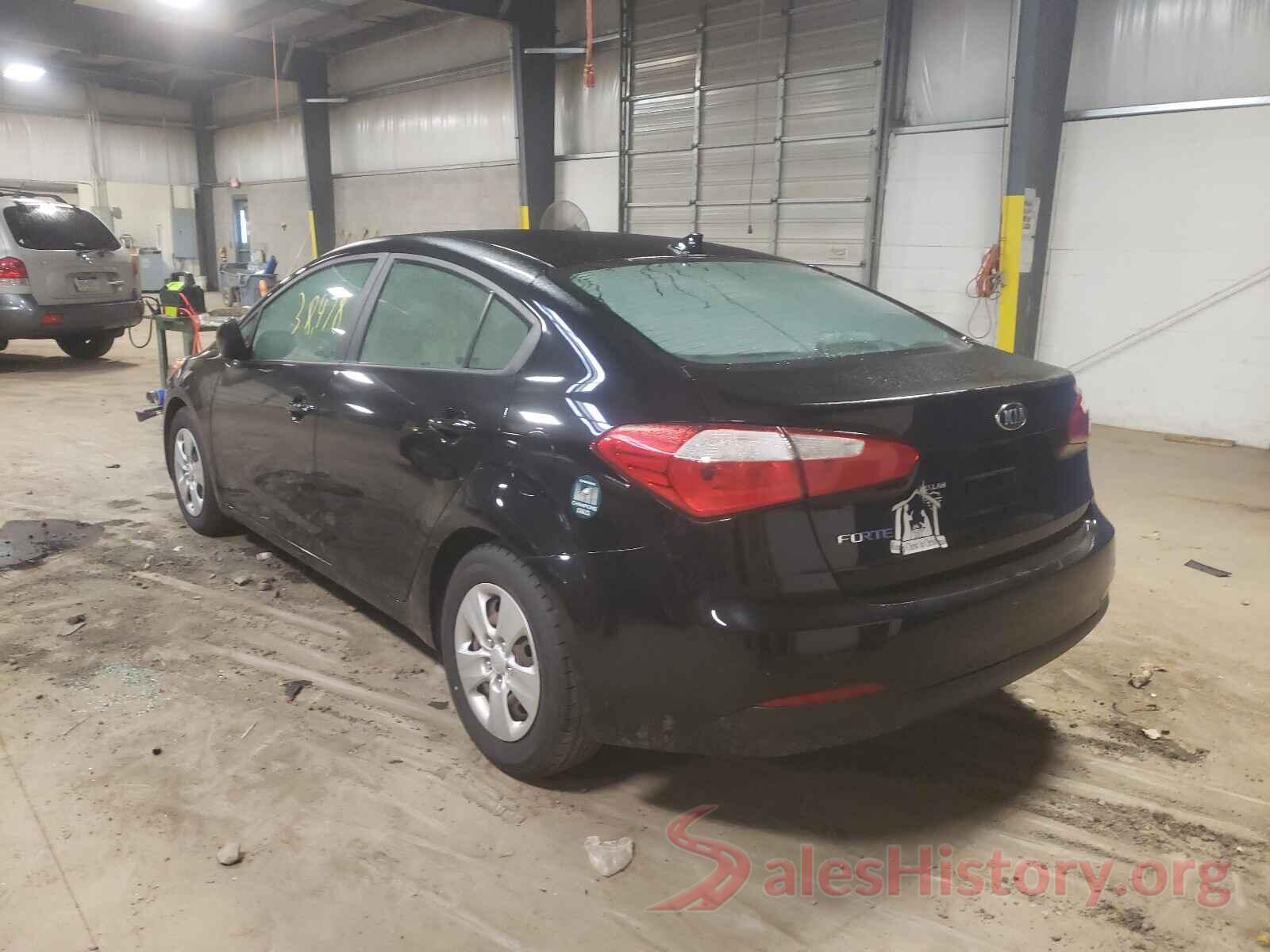 KNAFK4A69G5540830 2016 KIA FORTE